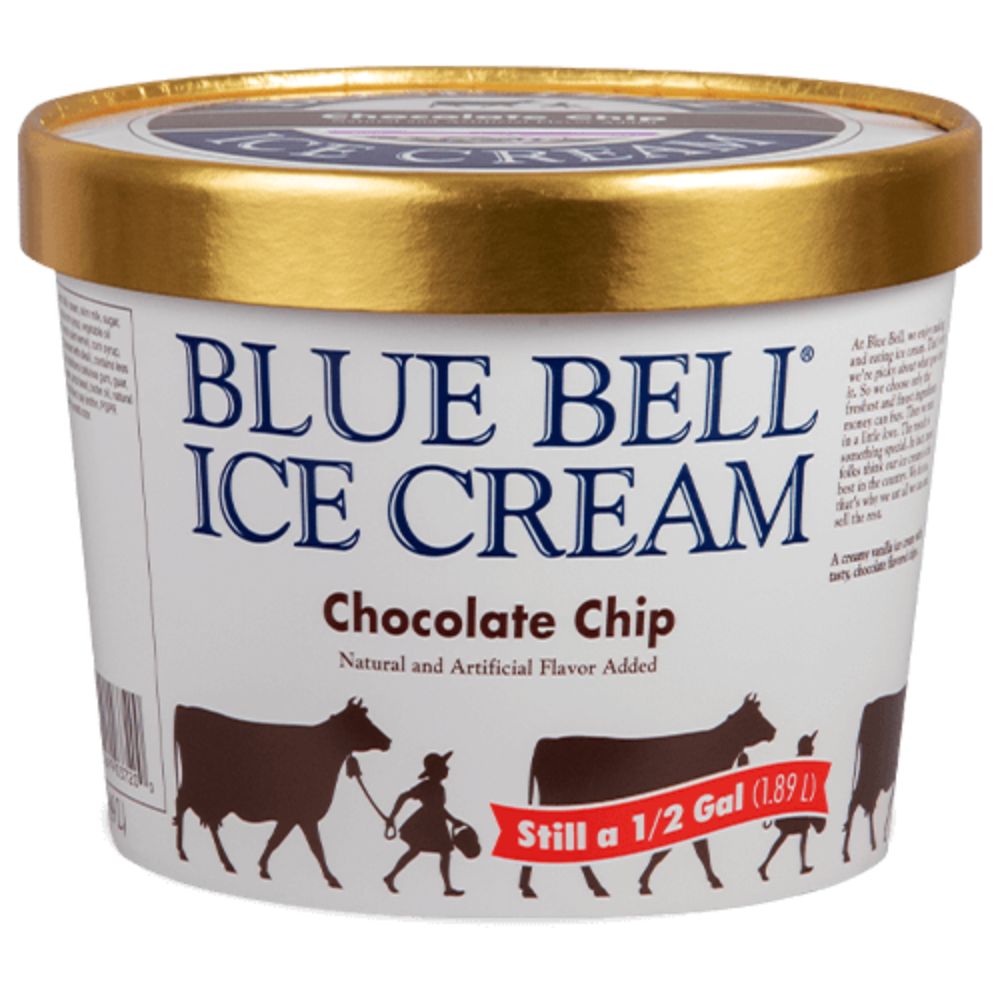 Helado Blue Bell Ice Cream Chocolate Chip 1.89l