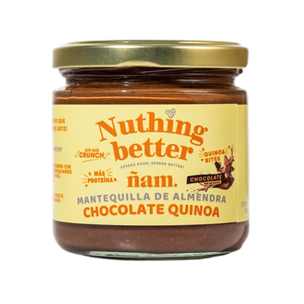 Nuthing Better Mantequilla de Almendra Chocolate Quinoa Ñam 230gr