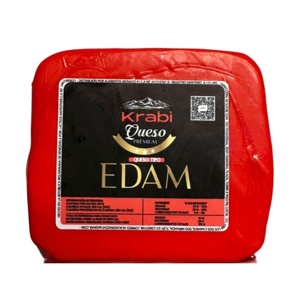 Queso Tipo Edam Krabi Porción 4 Opciones