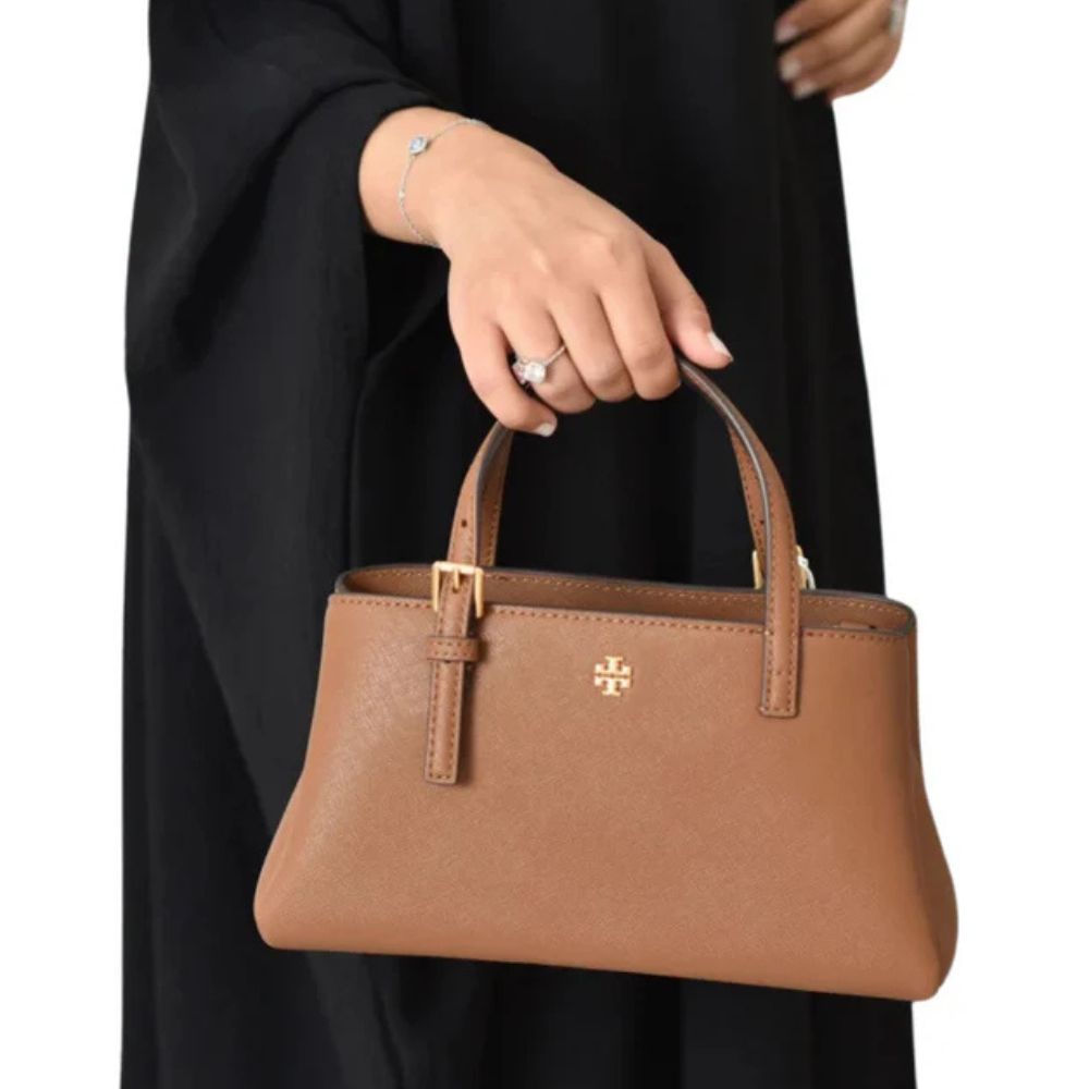 Tory Burch Cartera Emerson Mini Tote Bag Moose