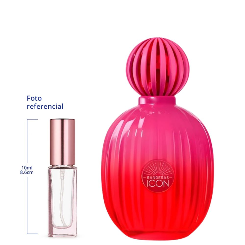 Antonio Banderas The Icon Supreme Decant Travel Size 10ml 150 Sprays Aprox Eau De Parfum for Women