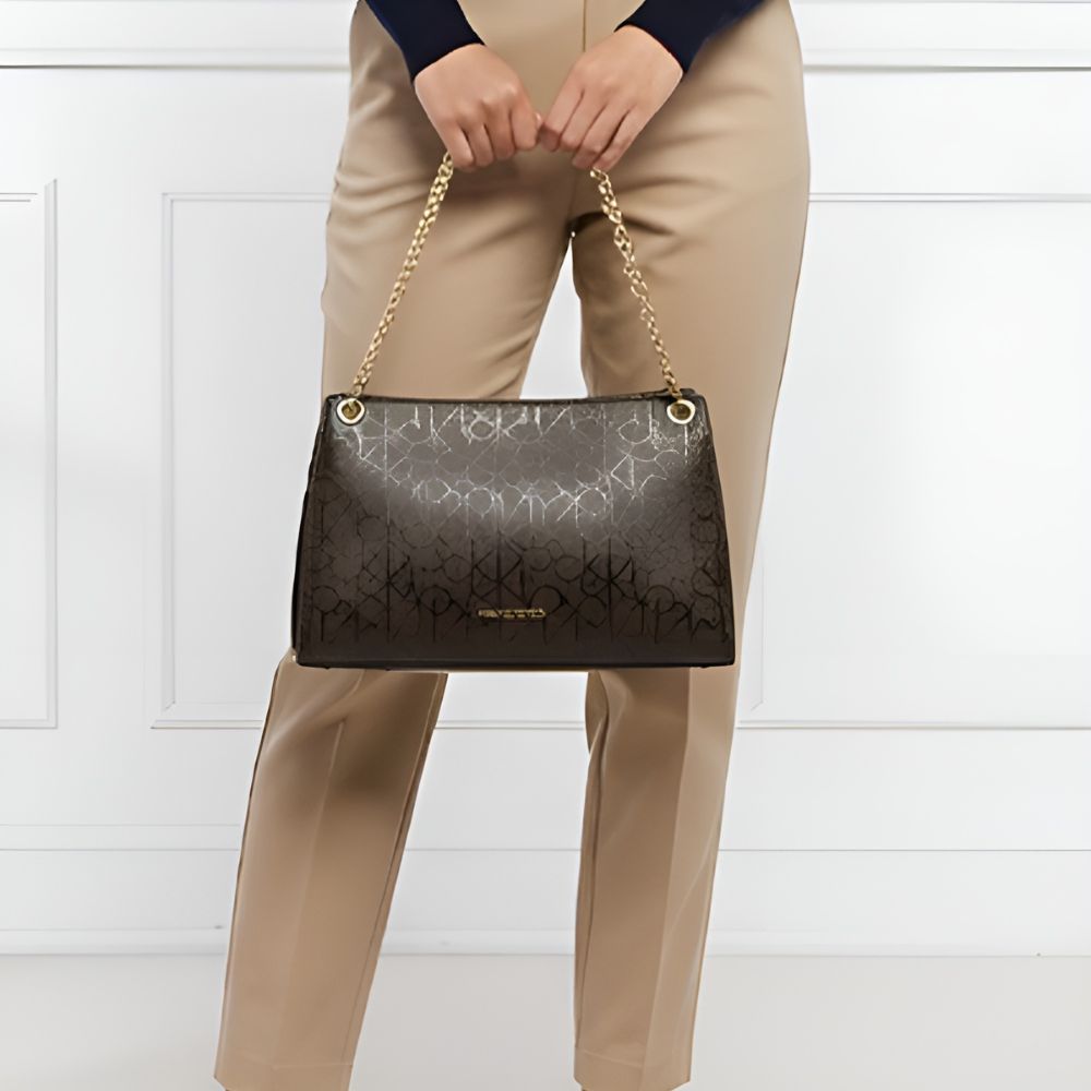 Calvin Klein Cartera Hayden Key Brown