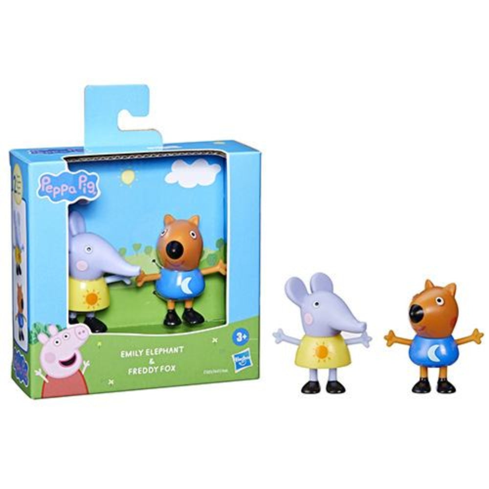 Hasbro Peppa Pig Mejores Amigos Emily Elefante Y Freddy Zorro 3+