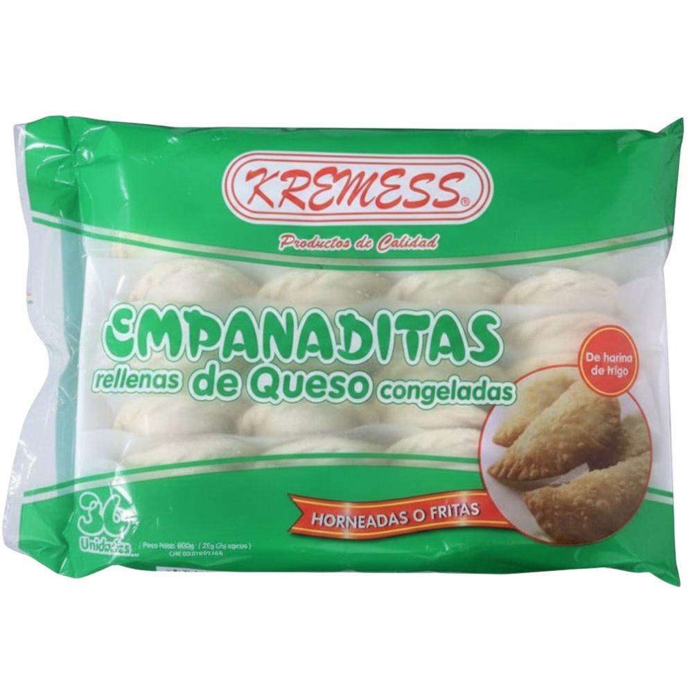 Kremes Empanaditas de Queso 36 Unidades