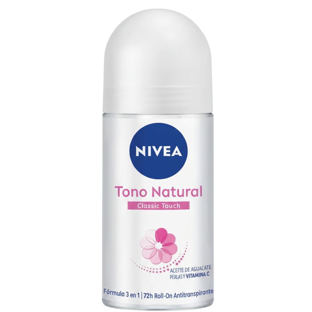 Nivea Desodorante Roll-On Antitraspirante Tono Natural Classic Touch 50ml