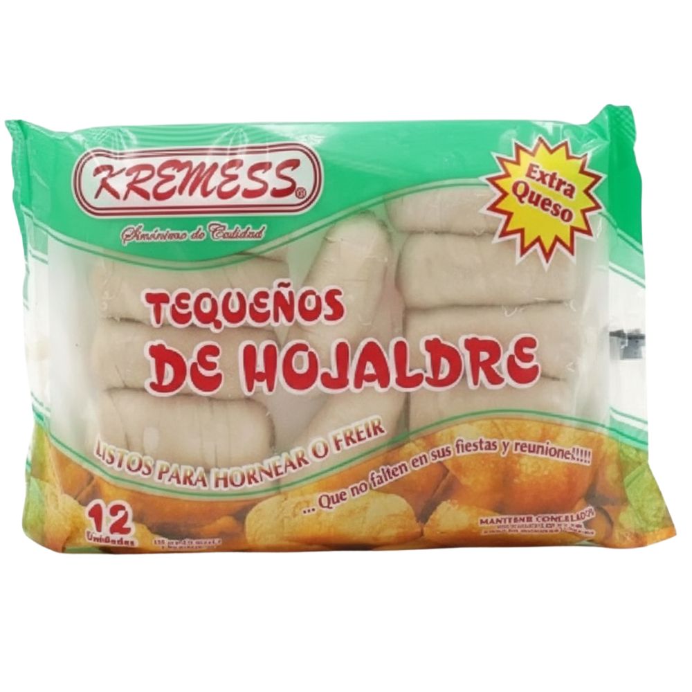 Kremes Tequeños de Hojaldre 12 Unidades