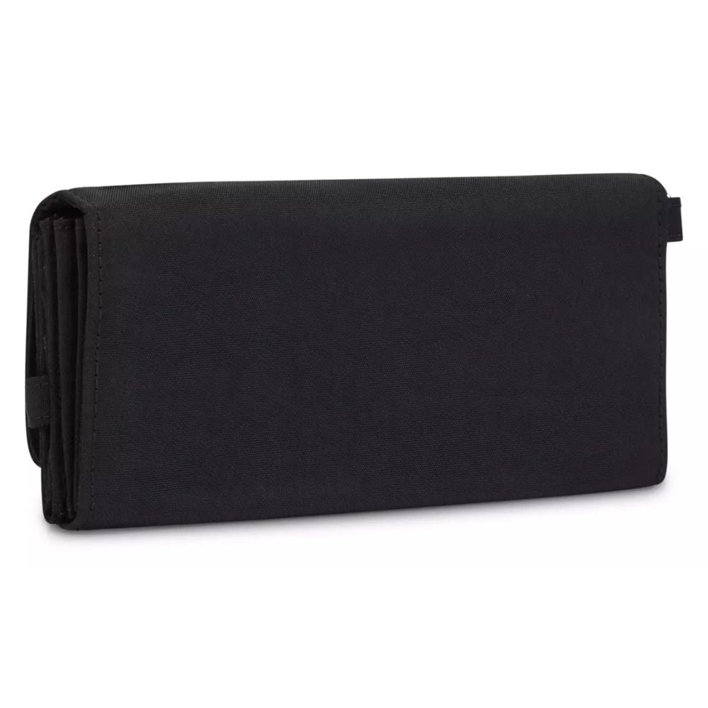 Kipling Large Wristlet Wallet Black Tonal Billetera