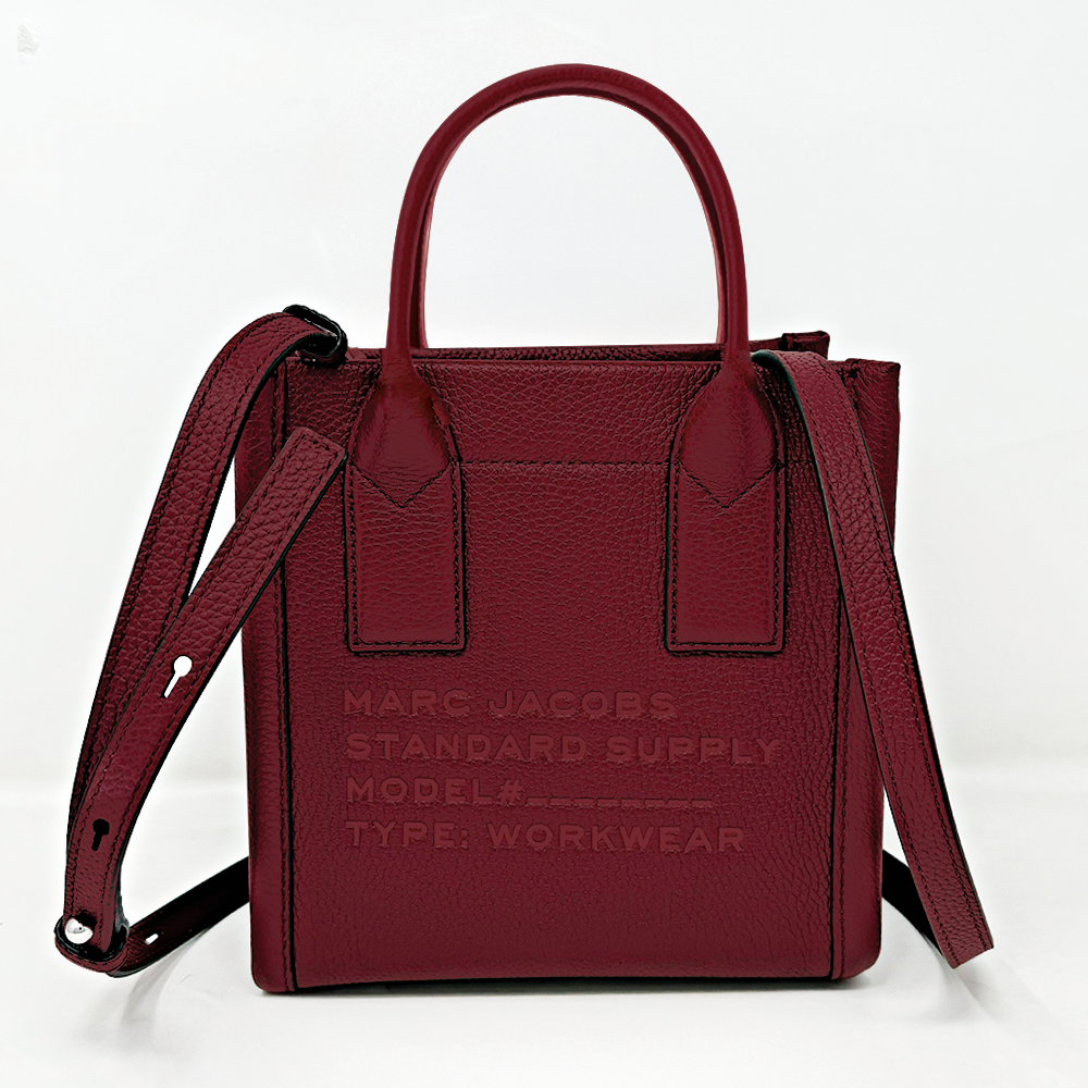 Marc Jacobs de Cuero Small Tote Cherry