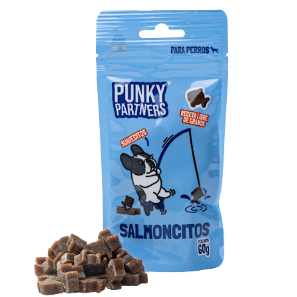 Salmoncitos Punky Partners Snacks para Perros 200gr
