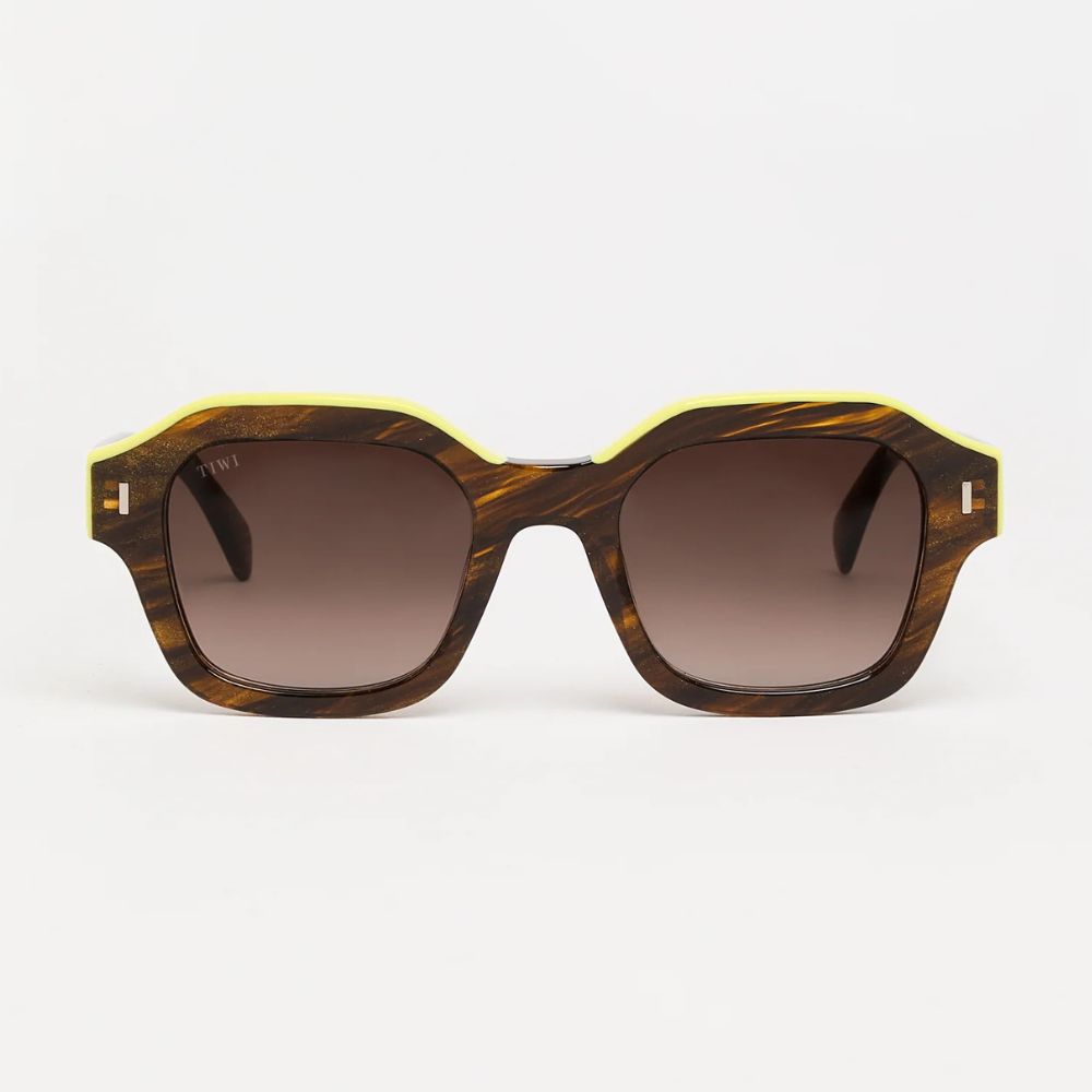 Tiwi Carole C3 Acetate Stripe Brown/Beige topline
