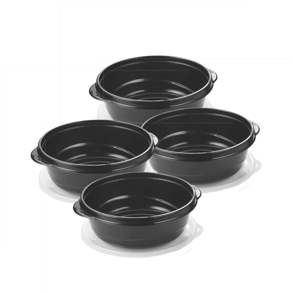 Rubbermaid Take Alongs Set De Envases 8 Piezas Negro 1.182ml