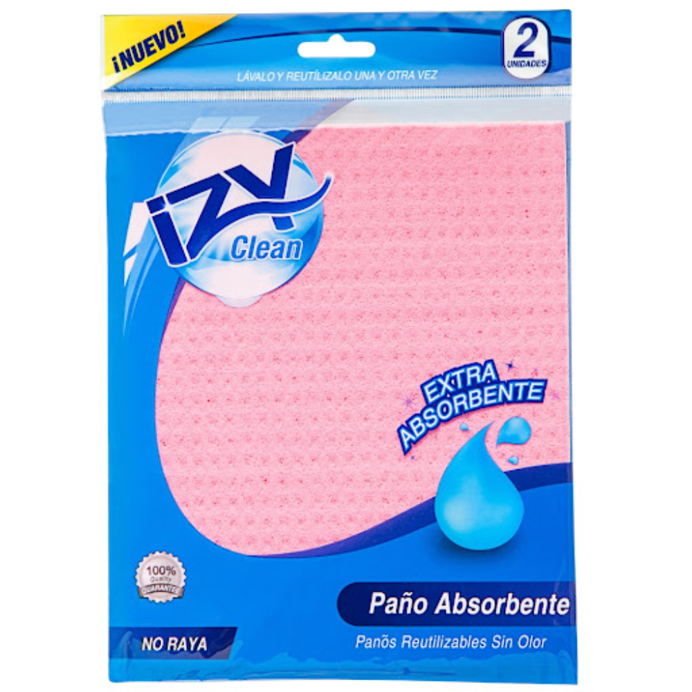Izy Clean Paños Absorbentes Reutilizables 2Und