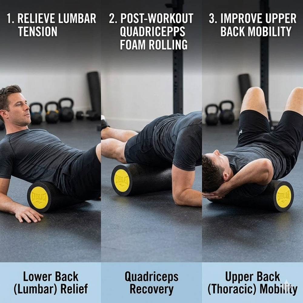 Everlast Foam Roller Rodillo Para Masaje Muscular 12"