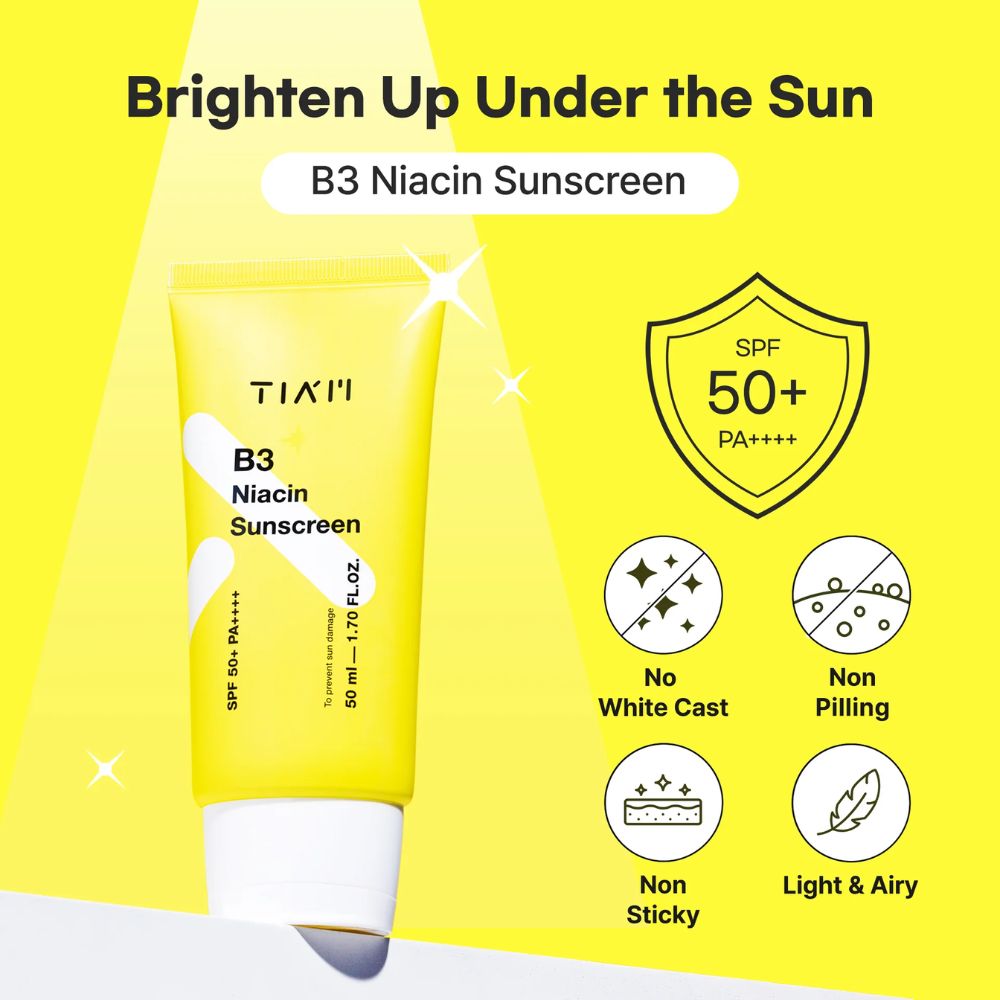 Tiam B3 Niacin Sunscreen SPF 50+ PA++++ 50ml