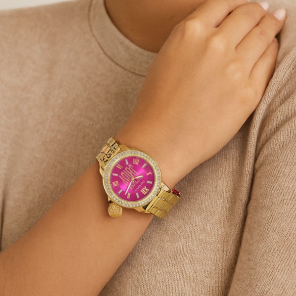 Juiciy Couture Reloj Para Dama Pink Varias Correas