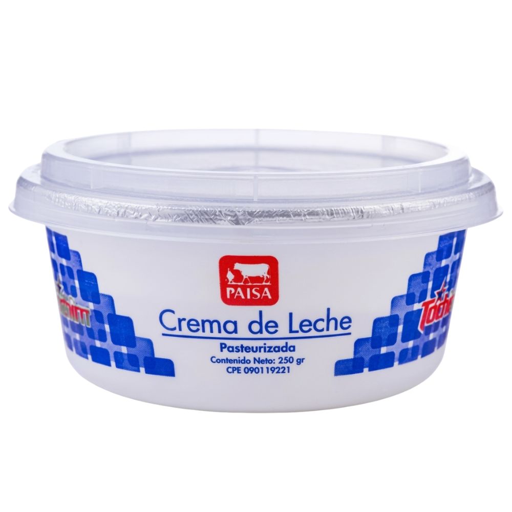 Paisa Crema de Leche Táchira 250gr