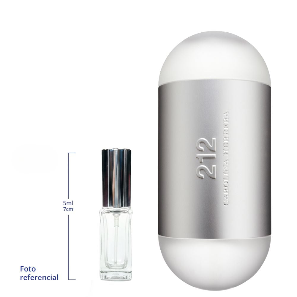 Carolina Herrera 212 NYC Decant Travel Size 5ml y 10ml de 75 a 150 Sprays Aprox Eau de Toilette For Woman