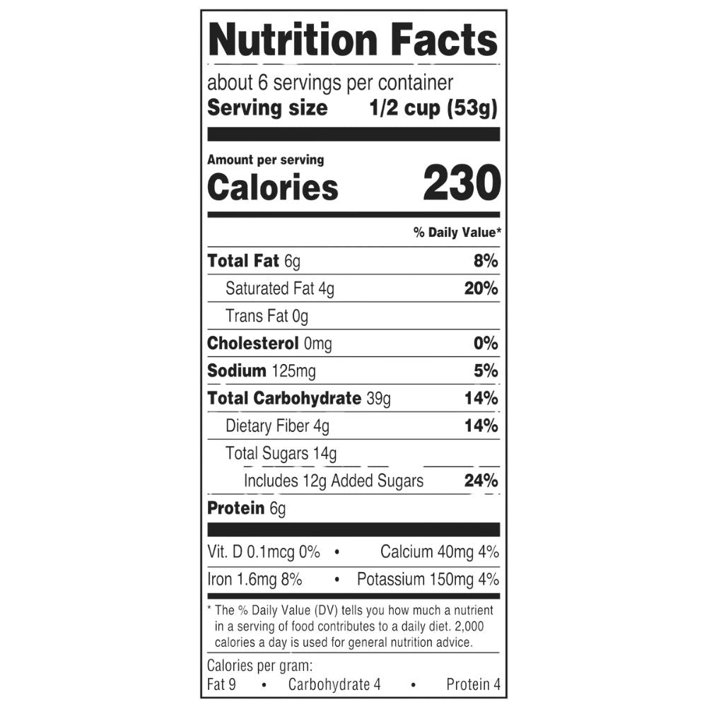 Bettergoods Naturally Flavored Blueberry Crumble Granola 311g