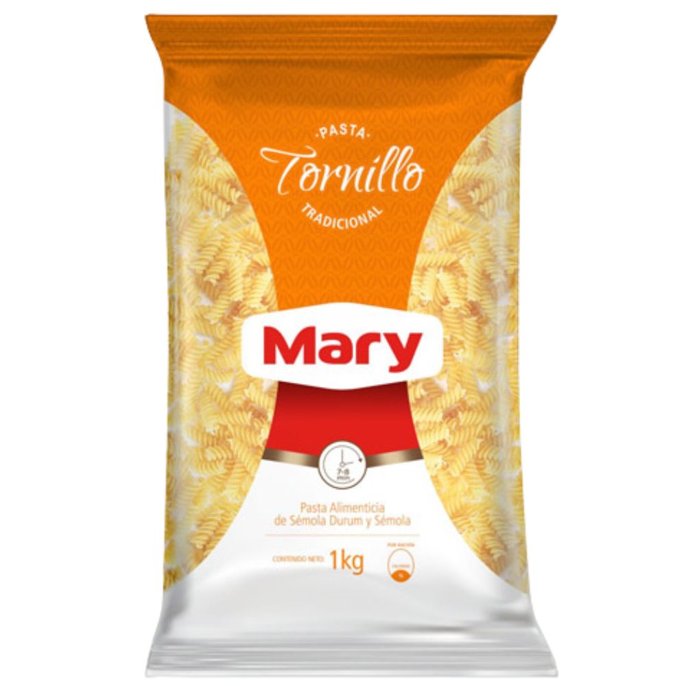 Mary Pasta Tradicional Tornillo 500gr