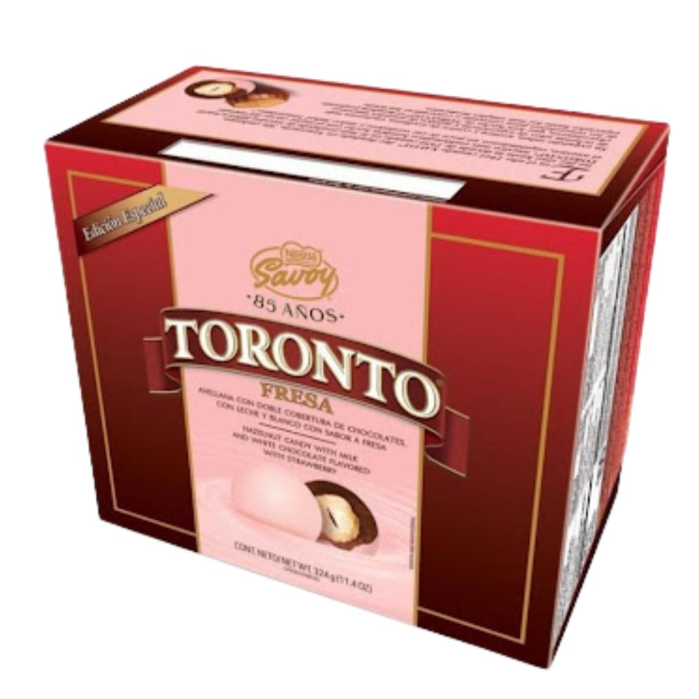 Toronto Chocolate Fresa Caja 324gr