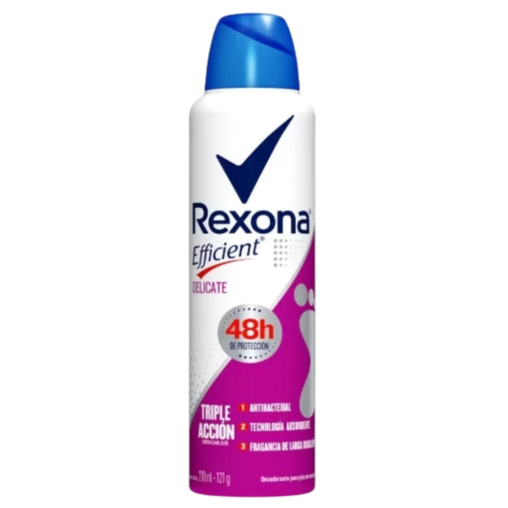 Rexona Desodorante en Aerosol Efficient Delicate 210ml