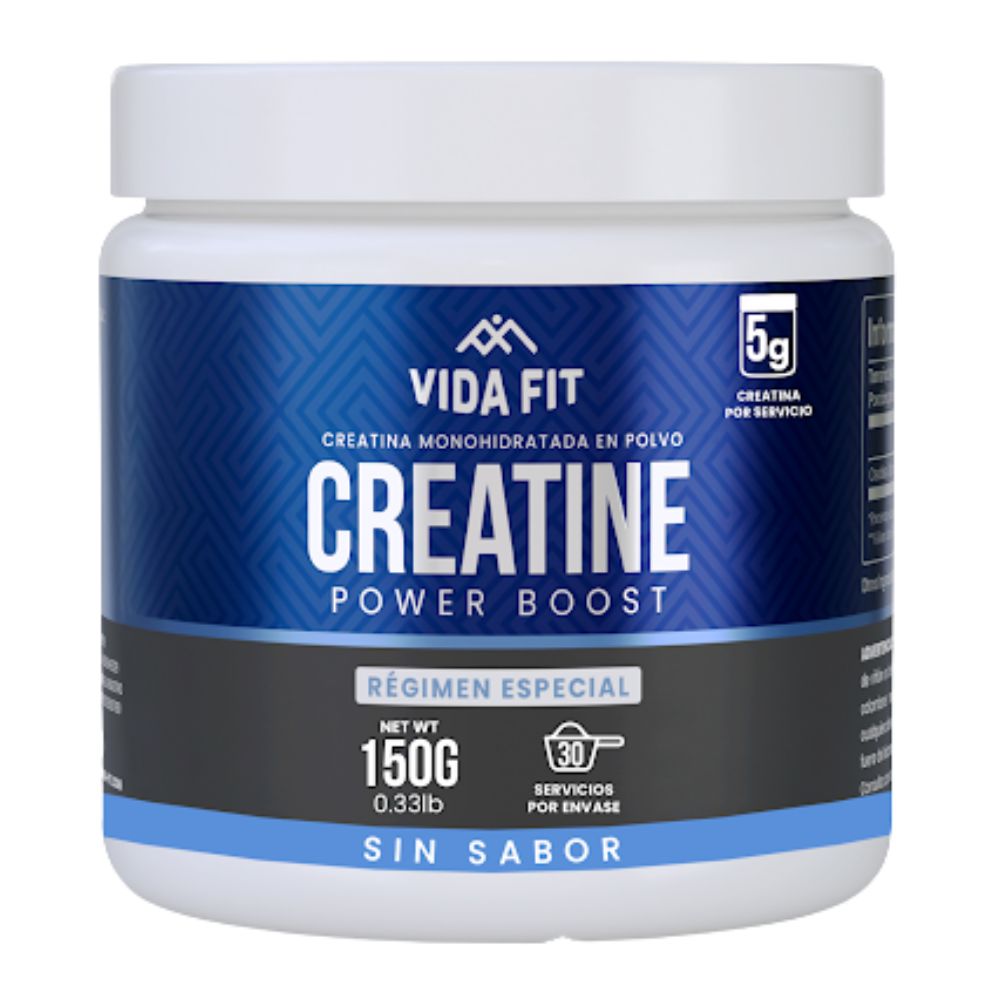 Vida Fit Creatine Power Boost Sin Sabor 150gr