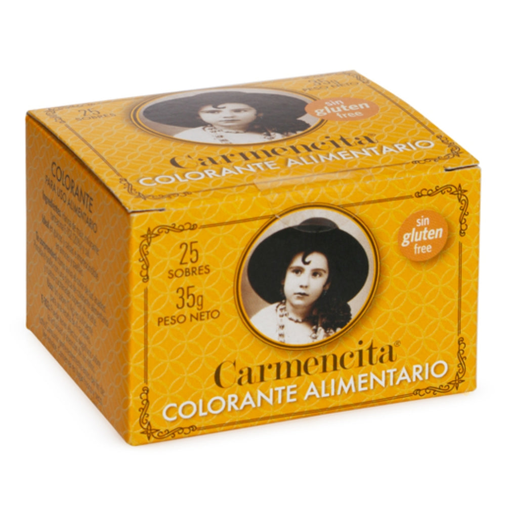Carmencita Colorante Alimentario Estuche 25 Sobres 35gr