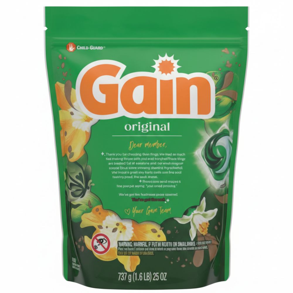 Gain Pods Original Detergente 38 Pacs 737gr