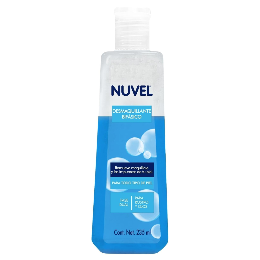 Nuvel Desmaquillante Bifásico Para Todo Tipo De Piel 235ml