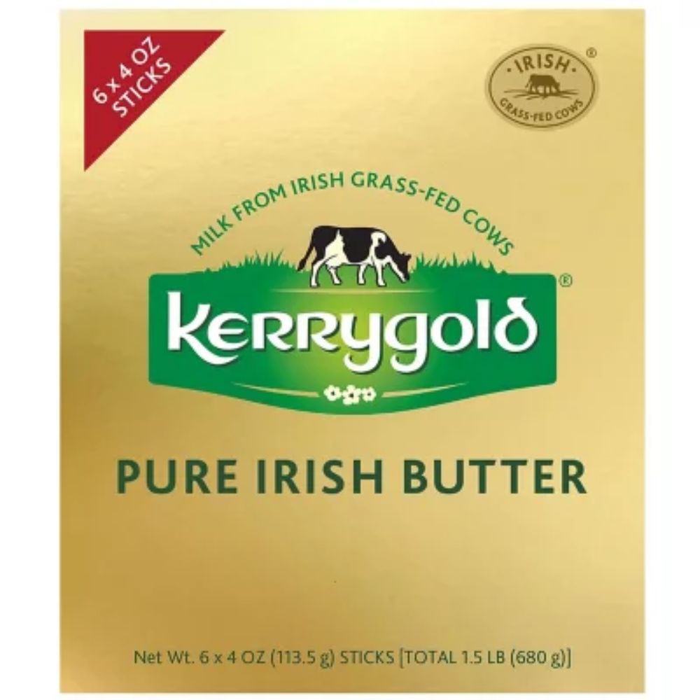 Kerrygold Mantequilla 6 Barras Pure Irish Butter  113.5gr c/u