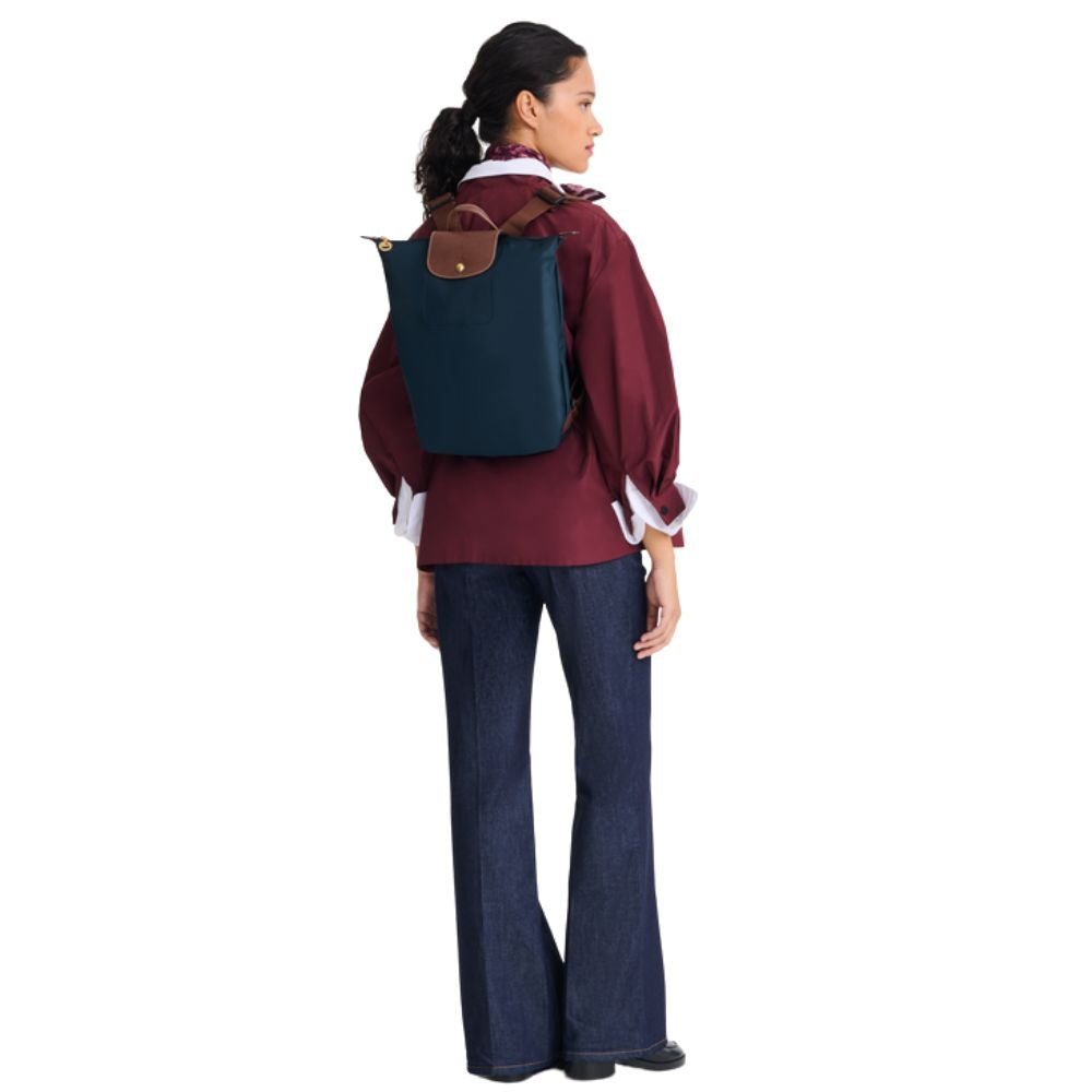 Longchamp Backpack Le Pliage Large Color Navy