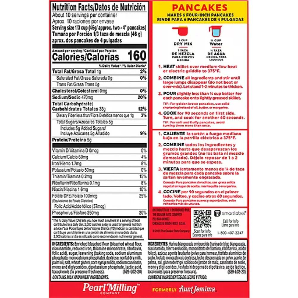 Pearl Milling Company Pancake & Waffle Mix Original Complete 453gr