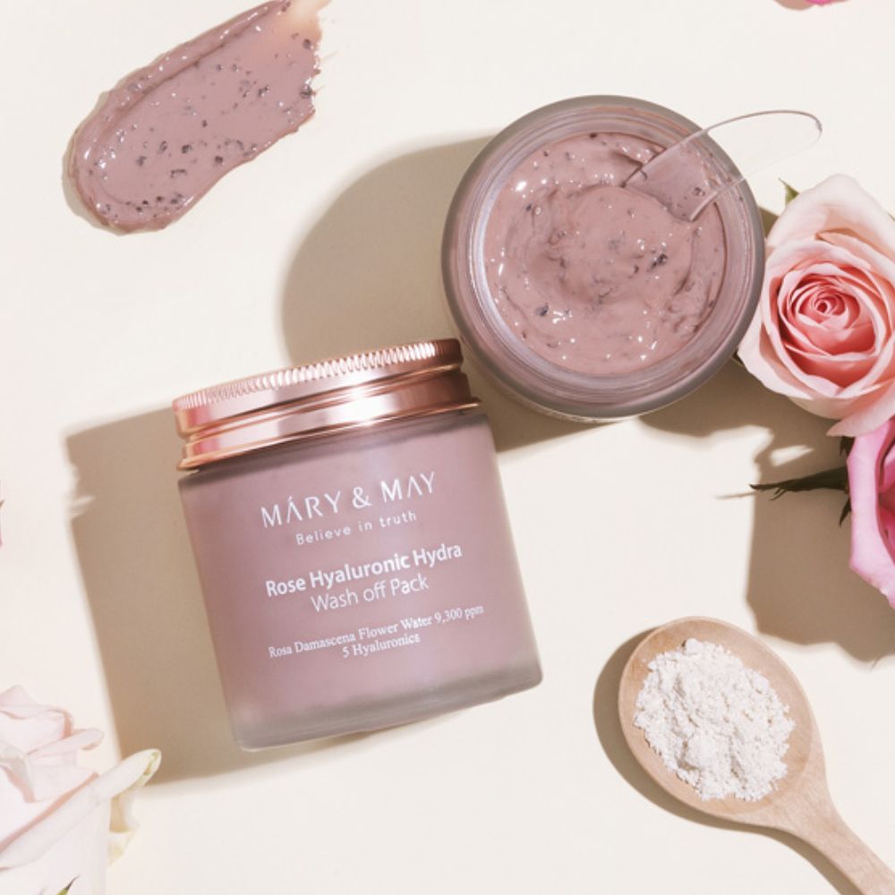 Mary & May Rose Hyaluronic Hydra Wash Off Pack 2 Und