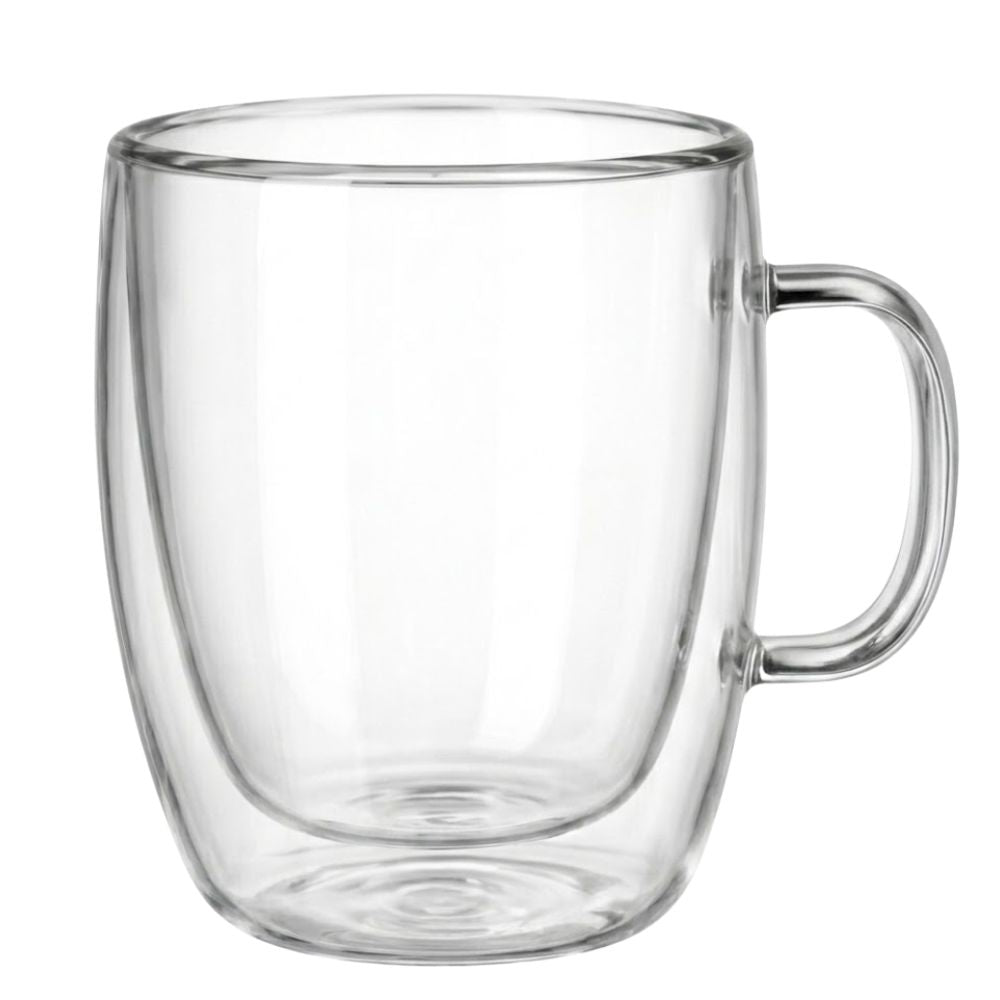 Alfa Hogar Taza De Borosilicato Doble Pared 350 ml