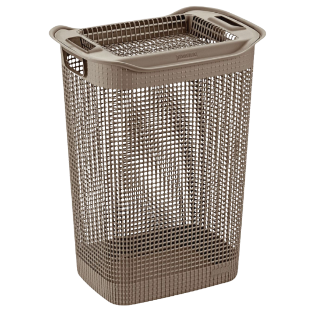 Alfa Hogar Rimax Cesta De Ropa Linum Taupe