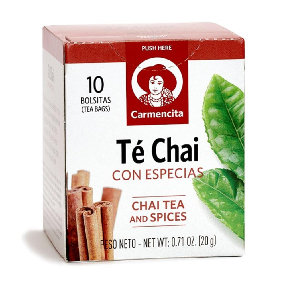 Carmencita Té Negro Chai Con Especias Estuche 10Und 20gr