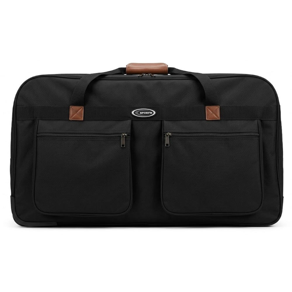 Sporfh Bolso Duffel Con Dos Ruedas Color Negro