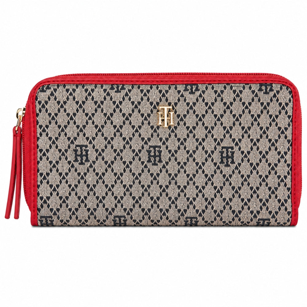 Tommy Hilfiger Monedero Red Monogram Blue