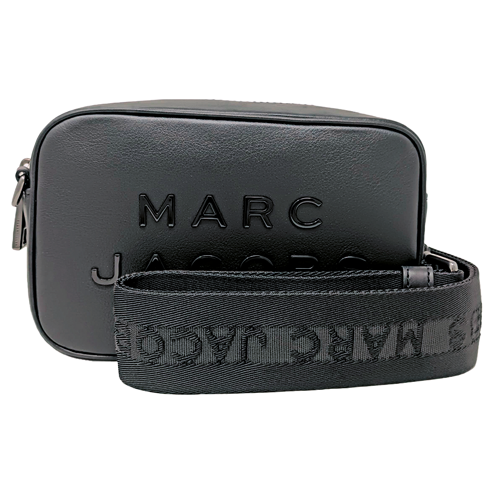 Marc Jacobs DTM The Flash Leather Crossbody Bag Black