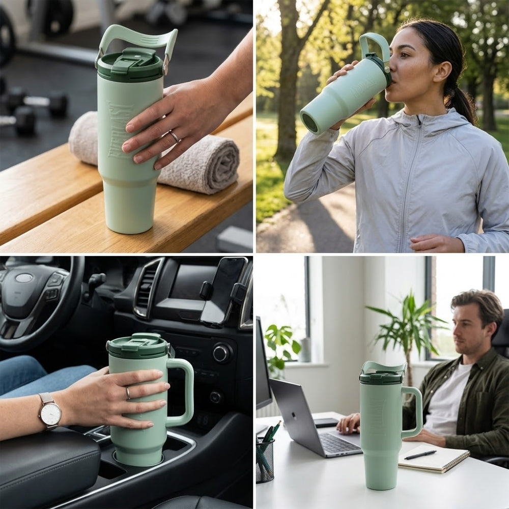 Everlast Vaso Termico Tumbler H2O Color Green 900ml