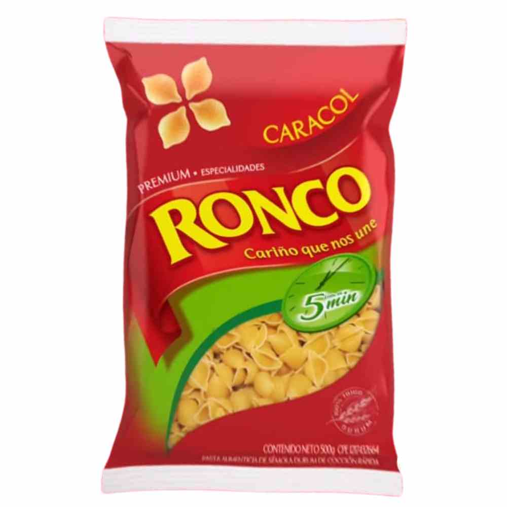 Pasta Ronco Caracol 500g