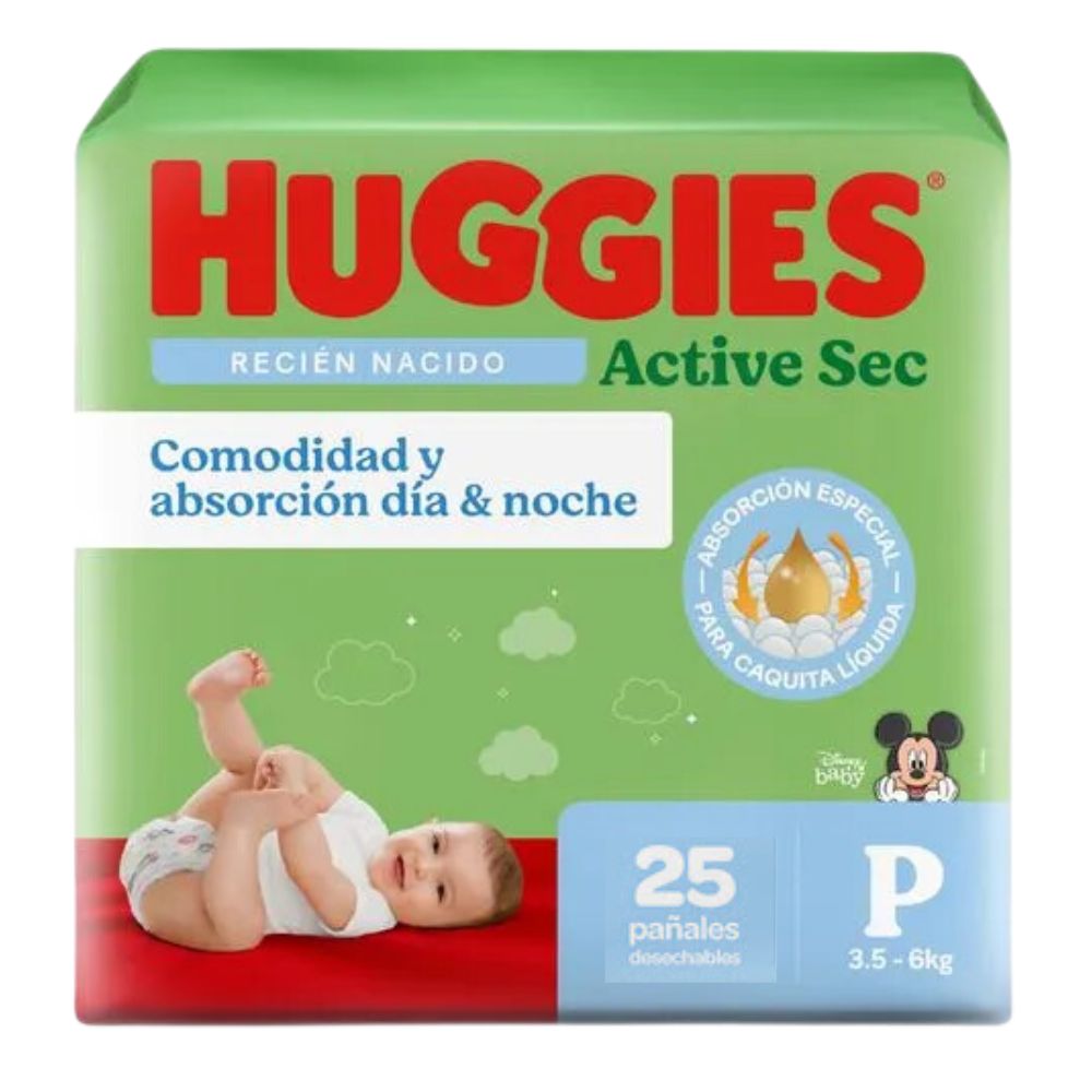 Huggies Pañal Disney Active Sec P 25und