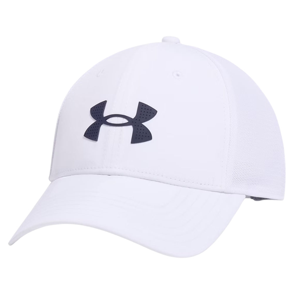 Under Armour Gorra para Golf Ajustable Para Caballero Color Blanco