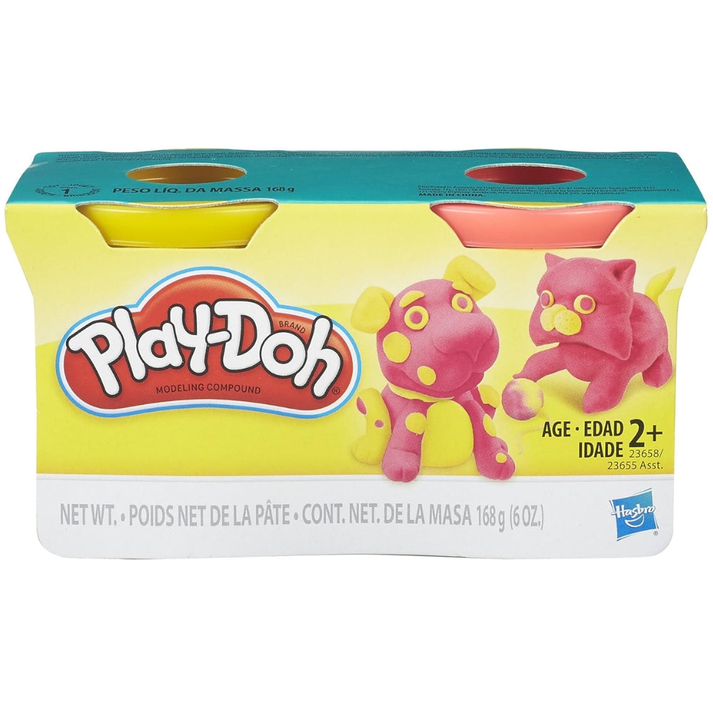 Hasbro Play-Doh Plastilina Para Moldeado Juego Creativo 2Und 168gr
