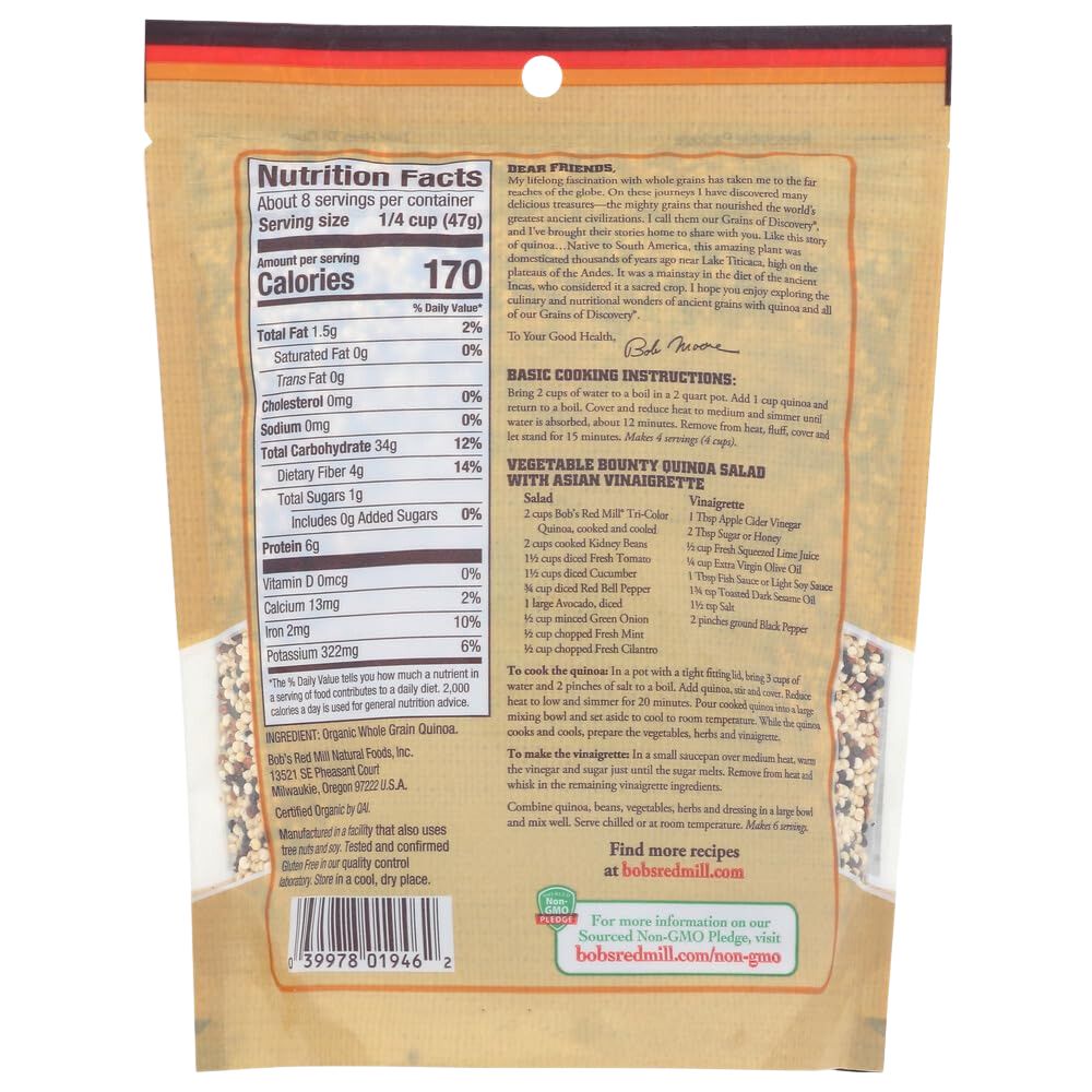 Bob's Red Mill Tri - Color Quinoa Gluten Free 369gr