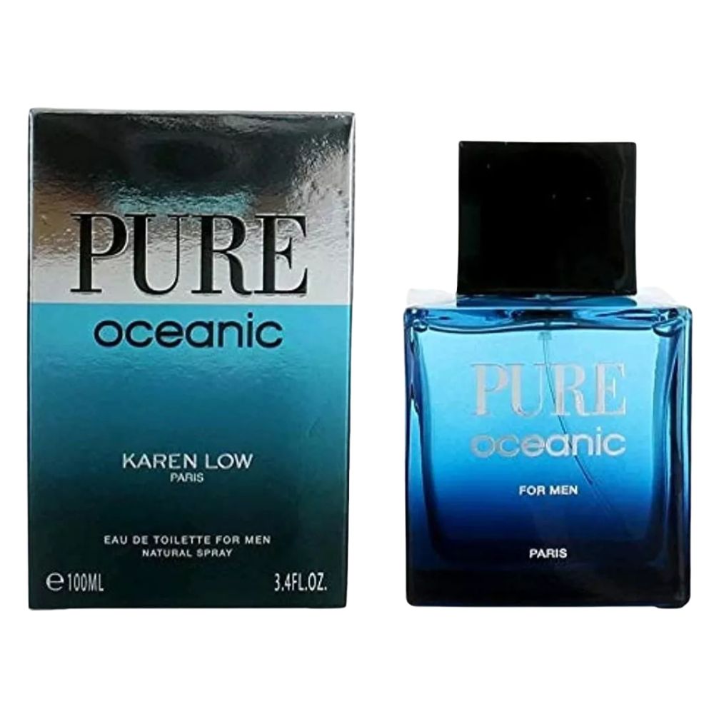 Karen Low Pure Oceanic For Men Eau de Toilette Natural Spray 100ml