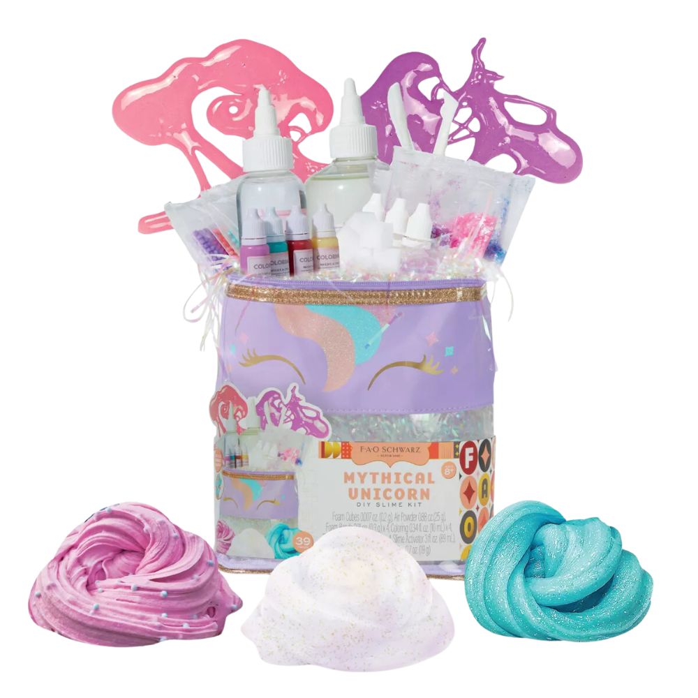 F.A.O Schwarz Mythical Unicorn Diy Slime Kit 39 Piezas