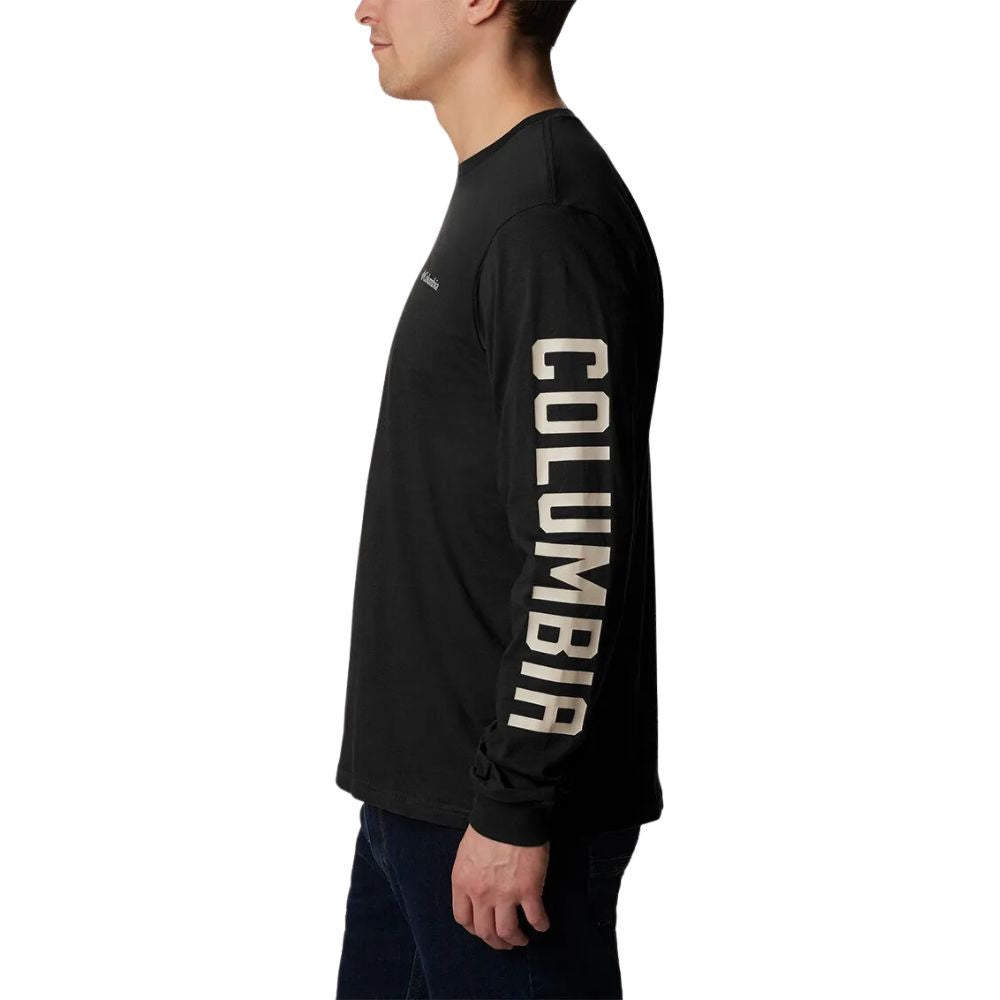 Columbia Franela Rockaway River Graphic LS Tee