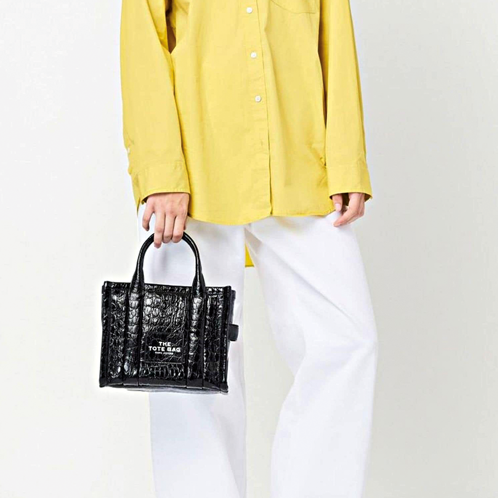 Marc Jacobs The Tote Bag The Croc-Embossed Small