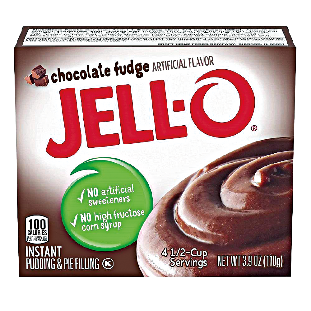 Pudding Jell-o Chocolate Fudge Artificial Flavor 110gr